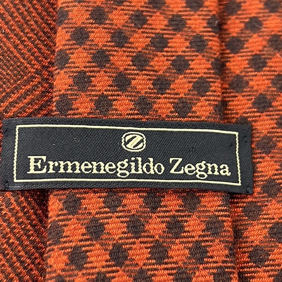 Ermenegildo Zegna Orand Check Tie - Picture 3 of 8